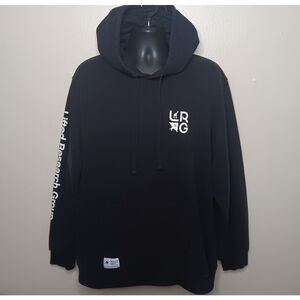 LRG Lifted Research Group Men’s 2XL Hoodie Pullover Black Sweatshirt